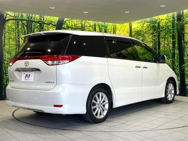 エスティマ 2.4アエラス Gエディション 禁煙車 後席モニター 両側電動ドア 純正ナビ バックカメラ HIDヘッド ビルトインETC クルコン オートライト デュアルエアコン 純正17インチアルミ CD 地デジ スマートキー(17枚目)