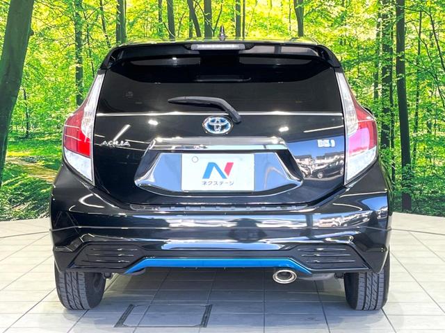 アクア Sスタイルブラック 禁煙車 モデリスタフルエアロ 純正ナビ LEDヘッドライト モデリスタ15インチアルミ セーフティセンスC Bluetooth接続 バックカメラ ドラレコ ETC スマートキー フロントフォグ(15枚目)