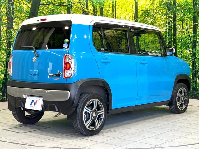 ハスラー X 禁煙車 メーカーナビ 全方位モニター ドラレコ HIDヘッド オートライト オートエアコン 純正15インチアルミ Bluetooth CD DVD再生 フルセグ スマートキー 誤発進抑制機能(17枚目)