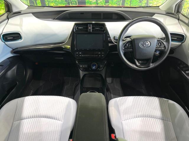 プリウス A 後期 禁煙車 純正9型ナビ パワーシート セーフティセンス バックカメラ ドラレコ ETC ブラインドスポットモニター クリアランスソナー レーダークルコン 純正15インチアルミ LEDフォグ(2枚目)