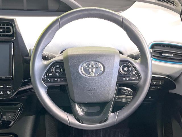 プリウス A 後期 禁煙車 純正9型ナビ パワーシート セーフティセンス バックカメラ ドラレコ ETC ブラインドスポットモニター クリアランスソナー レーダークルコン 純正15インチアルミ LEDフォグ(10枚目)