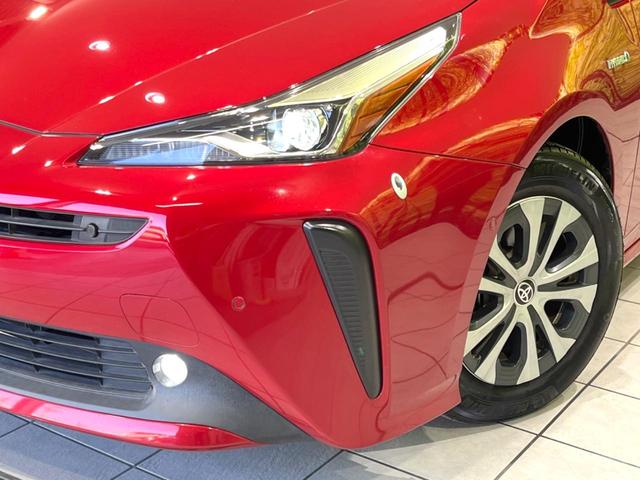 プリウス A 後期 禁煙車 純正9型ナビ パワーシート セーフティセンス バックカメラ ドラレコ ETC ブラインドスポットモニター クリアランスソナー レーダークルコン 純正15インチアルミ LEDフォグ(12枚目)