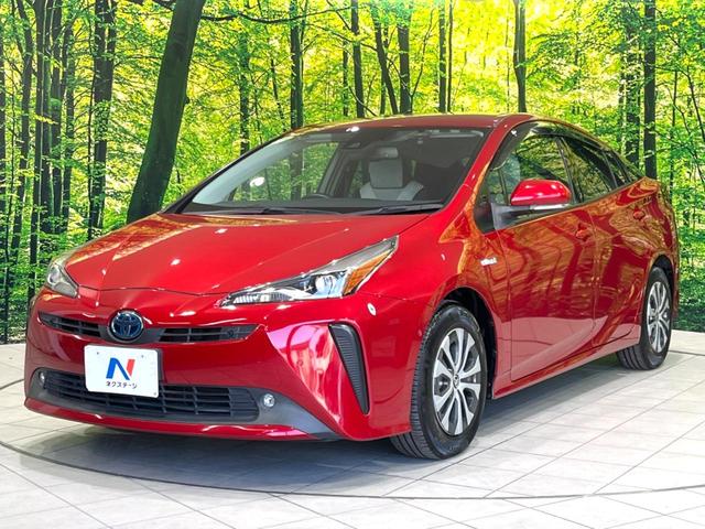 プリウス A 後期 禁煙車 純正9型ナビ パワーシート セーフティセンス バックカメラ ドラレコ ETC ブラインドスポットモニター クリアランスソナー レーダークルコン 純正15インチアルミ LEDフォグ(26枚目)