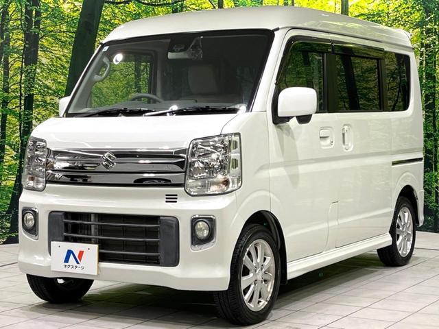 エブリイワゴン PZターボ 禁煙車 電動スライドドア ドラレコ CDオーディオ ステアリングスイッチ オートエアコン レーダーブレーキサポート HIDヘッドライト オートライト スマートキー 純正14インチアルミホイール(29枚目)