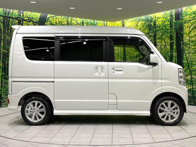 エブリイワゴン PZターボ 禁煙車 電動スライドドア ドラレコ CDオーディオ ステアリングスイッチ オートエアコン レーダーブレーキサポート HIDヘッドライト オートライト スマートキー 純正14インチアルミホイール(30枚目)