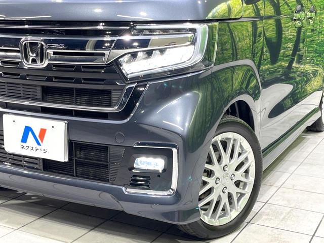 Ｎ－ＢＯＸカスタム Ｌターボ　後期　禁煙車　純正８型ナビ　ホンダセンシング　ドラレコ　バックカメラ　パドルシフト　ハーフレザーシート　シートヒーター　アダプティブクルコン　コーナーセンサー　ＥＴＣ　純正１５インチアルミ（12枚目）