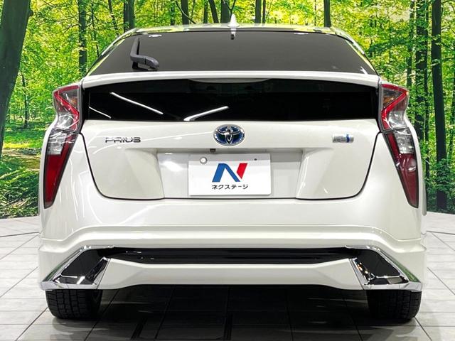 プリウス Sツーリングセレクション 禁煙車 モデリスタフルエアロ セーフティセンス バックカメラ ETC 純正17インチアルミ レーダークルコン シートヒーター レザー調シート オートハイビーム Bluetooth スマートキー(15枚目)