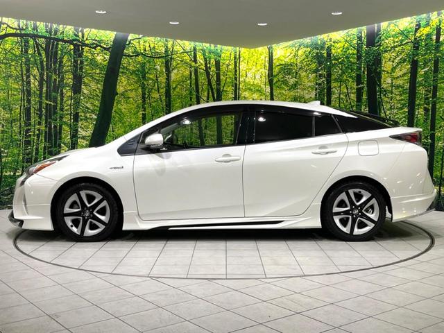 プリウス Sツーリングセレクション 禁煙車 モデリスタフルエアロ セーフティセンス バックカメラ ETC 純正17インチアルミ レーダークルコン シートヒーター レザー調シート オートハイビーム Bluetooth スマートキー(22枚目)