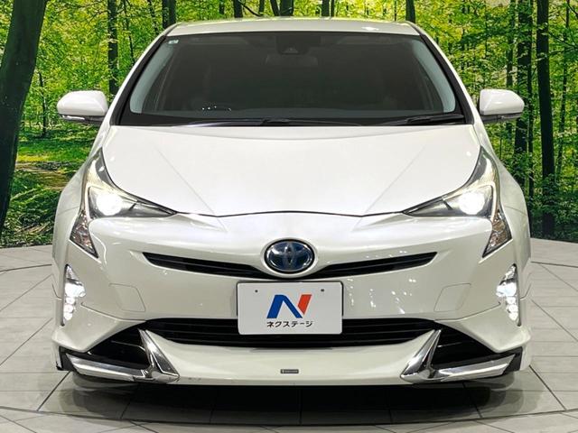 プリウス Sツーリングセレクション 禁煙車 モデリスタフルエアロ セーフティセンス バックカメラ ETC 純正17インチアルミ レーダークルコン シートヒーター レザー調シート オートハイビーム Bluetooth スマートキー(25枚目)