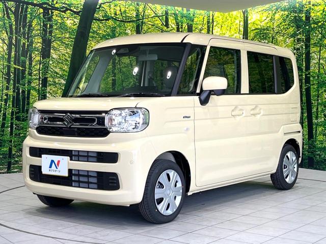 スペーシア ハイブリッドＧ　届出済未使用車　セーフティサポート　コーナーセンサー　スマートキー　ＬＥＤヘッド　オートハイビーム　オートライト　オートエアコン　電動格納式ドアミラー　盗難防止装置　車線逸脱警報（21枚目）