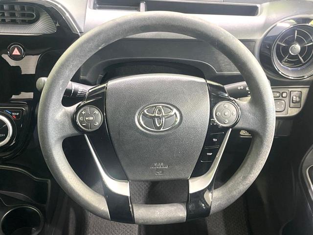 アクア Ｓ　後期　禁煙車　ＳＤナビ　ＥＴＣ　Ｂｌｕｅｔｏｏｔｈ接続　電動格納ドアミラー　キーレスエントリー　ステアリングスイッチ　オートエアコン　プライバシーガラス　シートリフター（11枚目）