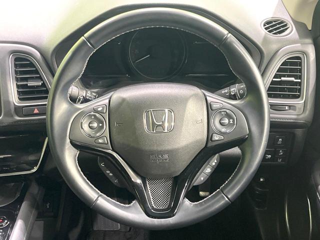 ヴェゼル ハイブリッドＺ・ホンダセンシング　後期　禁煙車　純正８型ナビ　ドラレコ　ＥＴＣ　バックカメラ　シートヒーター　パワーシート　アダプティブクルーズ　ルーフレール　ハーフレザーシート　ＬＥＤヘッドライト　トノボード　Ｂｌｕｅｔｏｏｔｈ（11枚目）