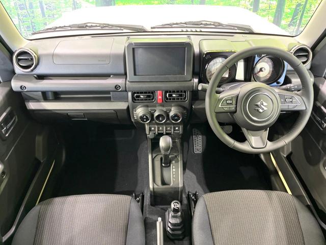 ジムニー XC 届出済未使用車 セーフティサポート リアパーキングセンサー クルーズコントロール ステアリングスイッチ ターボ シートヒーター オートエアコン LEDヘッドライト オートライト 2トーンルーフ(2枚目)