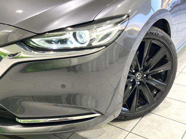 MAZDA6セダン XD ブラックトーンエディション 全周囲カメラ スマートシティーブレーキサポート コネクトナビ レーダークルコン レザーシート パワーシート ドラレコ ETC コーナーセンサー シートヒーター LEDヘッド 純正19インチアルミ(12枚目)