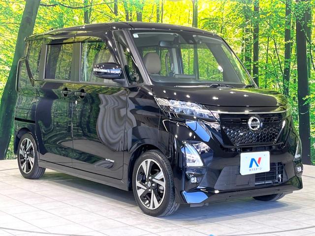 ルークス ハイウェイスター Gターボ 純正9型ナビ 全周囲カメラ ETC ドラレコ 電動スライドドア ハーフレザーシート インテリジェントエマージェンシーブレーキ コーナーセンサー LEDヘッドライト オートハイビーム オートエアコン(16枚目)