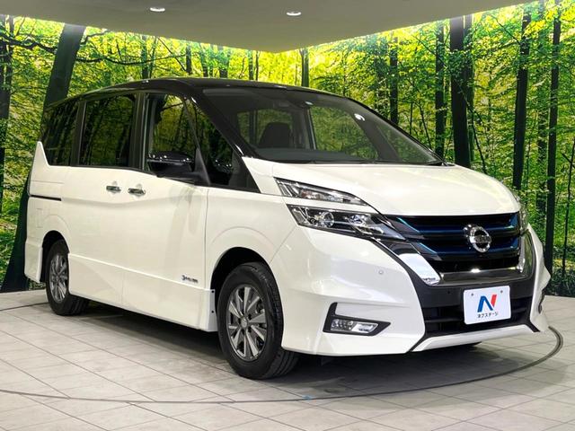 セレナ e-パワー ハイウェイスターV 禁煙車 純正9型ナビ 全周囲カメラ 両側電動ドア ETC ドラレコ インテリジェントエマージェンシーブレーキ パーキングアシスト LEDヘッドライト シートバックテーブル ステアリングスイッチ(17枚目)