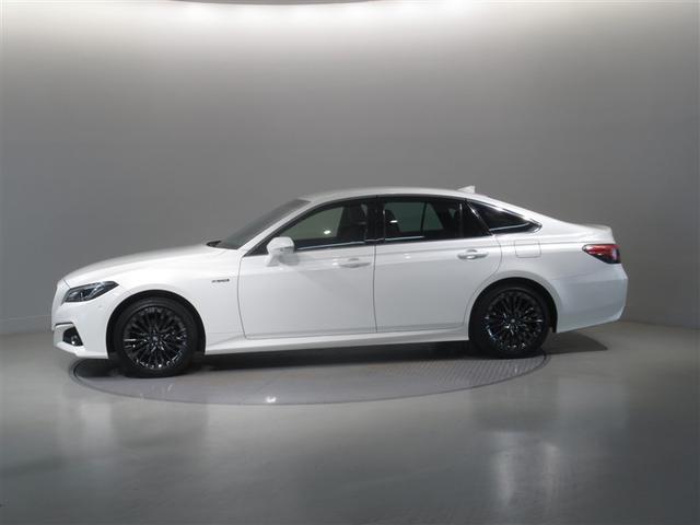 クラウンハイブリッド S 衝突被害軽減システム メモリーナビ フルセグ バックカメラ ETC CD ミュージックプレイヤー接続可 DVD再生 電動シート オートクルーズコントロール LEDヘッドランプ スマートキー キーレス(3枚目)