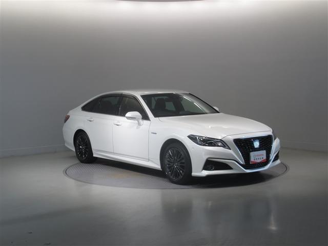 クラウンハイブリッド S 衝突被害軽減システム メモリーナビ フルセグ バックカメラ ETC CD ミュージックプレイヤー接続可 DVD再生 電動シート オートクルーズコントロール LEDヘッドランプ スマートキー キーレス(8枚目)