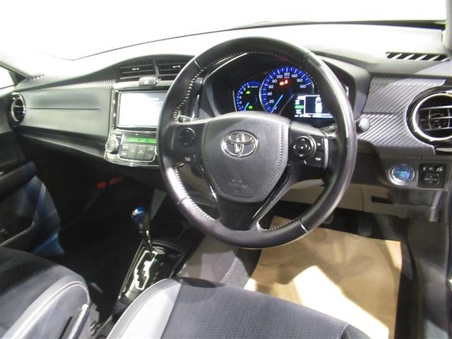 カローラフィールダー ハイブリッドＧ　エアロツアラー・ダブルバイビー　メモリーナビ　フルセグ　バックカメラ　ＥＴＣ　ＣＤ　ミュージックプレイヤー接続可　ＤＶＤ再生　ＨＩＤヘッドライト　スマートキー　キーレス　ハイブリッド　ワンオーナー（5枚目）