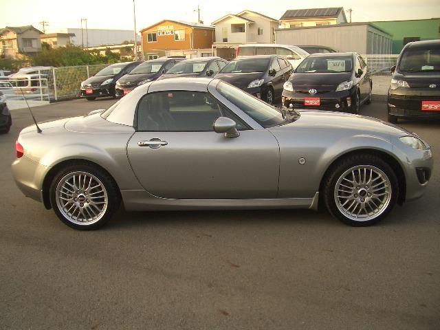 ロードスター VS RHT 黒半革シート/ナビTV/Bluetooth/バックカメラ/HID/ETC/前席シートヒータ/DVD再生/ローダウン/ステアシフト/スマートキー/BBSアルミ(26枚目)