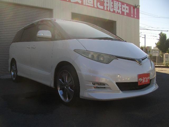 エスティマ アエラス　／フリップモニター／ナビ／両側電動スライド／禁煙／ＨＩＤ／ＥＴＣ／スマートキー／ＤＶＤ再生／イモビライザー／オートライト／３列８人乗（25枚目）