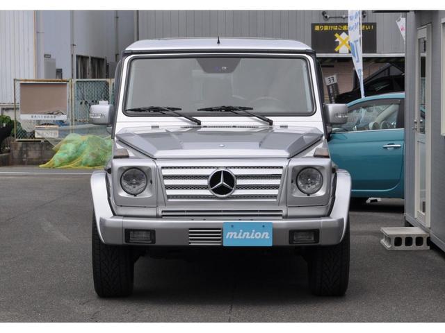 Ｇクラス Ｇ５００Ｌ　禁煙車／黒革／サンルーフ／左ハンドル／メモリーナビ／フルセグＴＶ／Ｂｌｕｅｔｏｏｔｈ／ＣＤ／ＤＶＤ／Ｂカメラ／ＥＴＣ／シートヒーター／前席メモリーシート／左右出しマフラー／黒純正ホイール／ＨＩＤライト（7枚目）