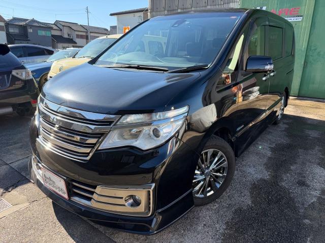 セレナ ライダーＳ－ハイブリッドアドバンスドセーフティパック　オートクルーズコントロール　メモリーナビ　３列シート　全周囲カメラ　フルセグ　ＥＴＣ　スマートキー　バックカメラ　アイドリングストップ　前後ソナー　衝突被害軽減装置　Ｂｌｕｅｔｏｏｔｈ対応　Ｗエアコン（35枚目）