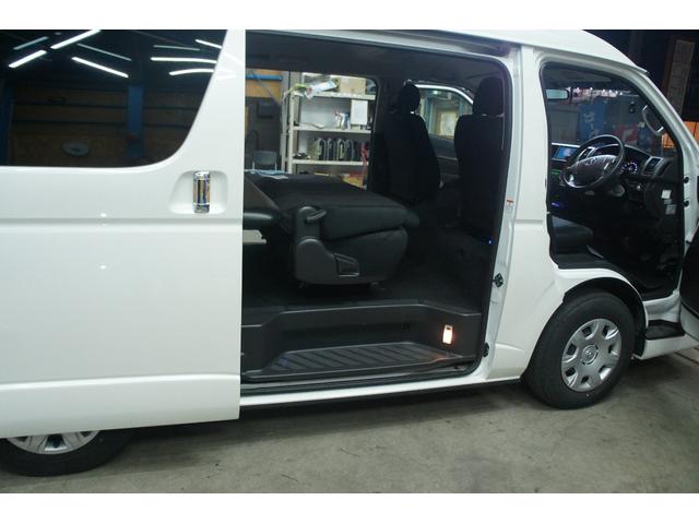 ハイエースバン ロングスーパーGL Bluetooth対応ナビ/バックモニター/ETC/両側パワースライドドア/スマートキー/4WD車/LEDヘッドライト/荷室ベットキッド/フルセグTV/オートライト/リアクーラー&ヒーター/1年保証付(46枚目)