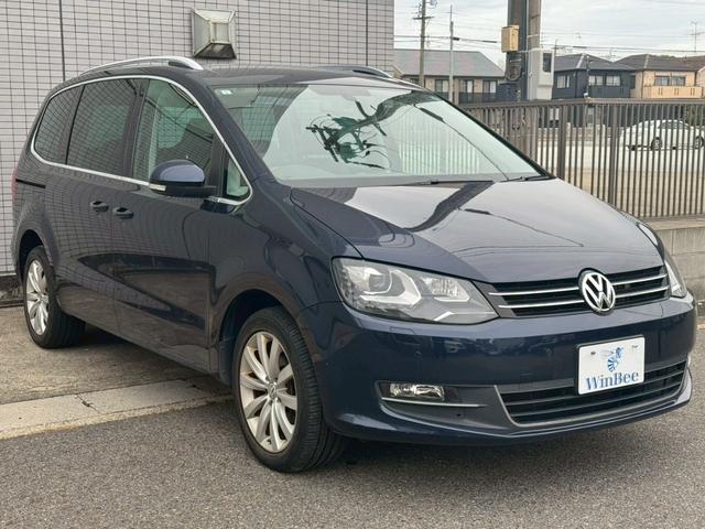 シャラン ＴＳＩ　ハイライン　社外ナビゲーション　両側スライド　パワーゲート　クルコン　クリアランスソナー　Ｂカメラ　７人乗り　純正アルミ　ＨＩＤヘッドライト（4枚目）