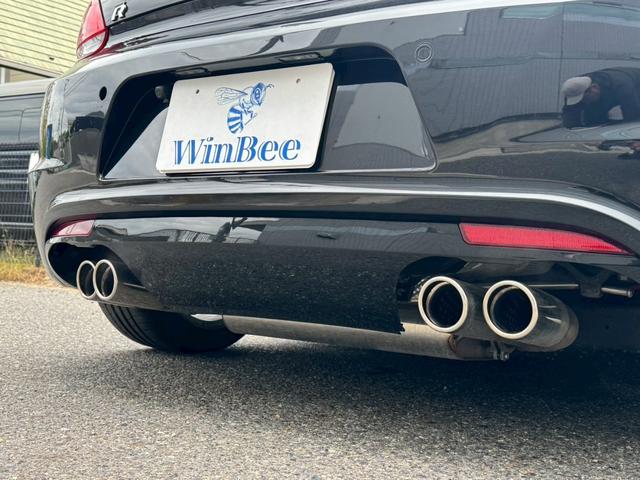 シロッコ ２．０ＴＳＩ　Ｒルックバンパー　ＦＯＸ４本出しスポーツマフラー　キャメルレザーシート　サンルーフ　社外足回りローダウン　シートヒーター　１７インチＡＷ　Ｂカメラ　パドルシフト　整備記録簿（44枚目）