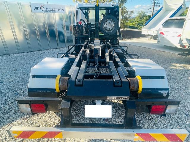 ヒノレンジャー 　新明和製アームロール　ＣＣＡ４４－１０　コンテナ専用車　ツインホイスト　３，７００ｋｇ　　４トン　４ｔ　　日野　レンジャー　アームロール　ツインホイスト　３．７ｔ（7枚目）