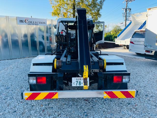 ヒノレンジャー 　新明和製アームロール　ＣＣＡ４４－１０　コンテナ専用車　ツインホイスト　３，７００ｋｇ　　４トン　４ｔ　　日野　レンジャー　アームロール　ツインホイスト　３．７ｔ（8枚目）