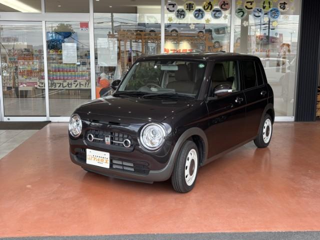 アルトラパンＬＣ Ｘ　ちょい乗り車　衝突軽減ブレーキ　誤発進抑制　車線逸脱警報　標識認識機能　アイドリングストップ　シートヒーター　オートエアコン　電動格納ミラー　キーレスプッシュスタート　アームレスト（4枚目）