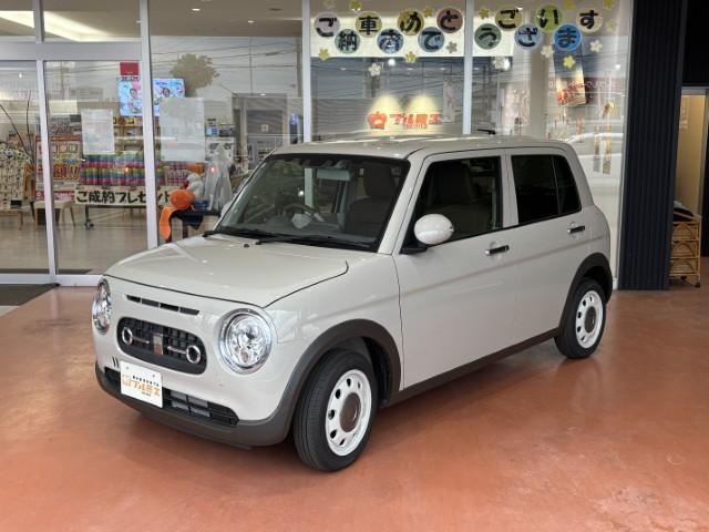 アルトラパンＬＣ Ｘ　ちょい乗り車　衝突軽減ブレーキ　誤発進抑制　車線逸脱警報　標識認識機能　アイドリングストップ　シートヒーター　オートエアコン　電動格納ミラー　キーレスプッシュスタート　アームレスト（4枚目）