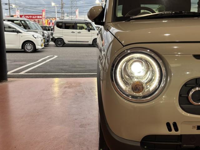 アルトラパンＬＣ Ｘ　ちょい乗り車　衝突軽減ブレーキ　誤発進抑制　車線逸脱警報　標識認識機能　アイドリングストップ　シートヒーター　オートエアコン　電動格納ミラー　キーレスプッシュスタート　アームレスト（23枚目）
