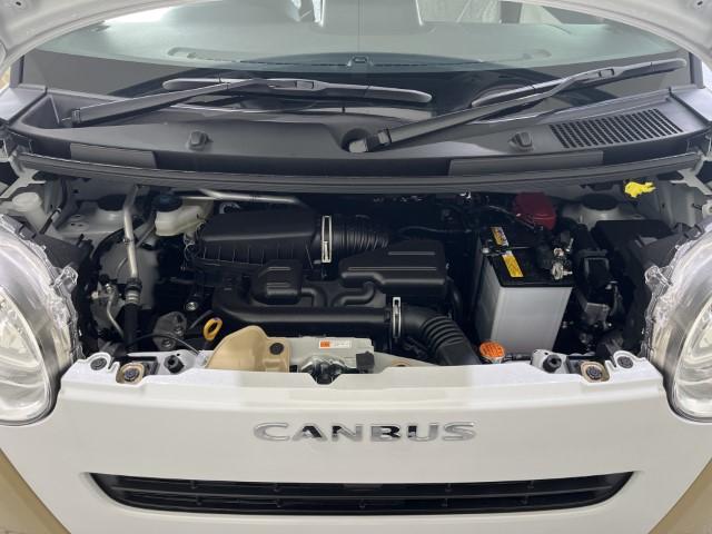 ムーヴキャンバス ストライプスＸ　届出済未使用車　衝突軽減ブレーキ　両側電動スライドドア　電動格納ミラー　アームレスト　シートリフター　ＵＳＢ充電ソケット　アイドリングストップ　オートエアコン　スマートキー　プッシュスタート　軽自動車（50枚目）