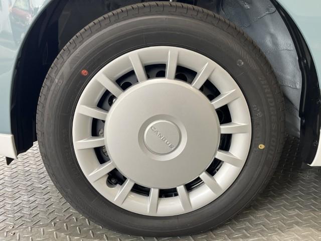 ムーヴキャンバス ストライプスX 届出済未使用車 衝突軽減ブレーキ 両側電動スライドドア 電動格納ミラー アームレスト シートリフター USB充電ソケット アイドリングストップ オートエアコン スマートキー プッシュスタート 軽自動車(16枚目)