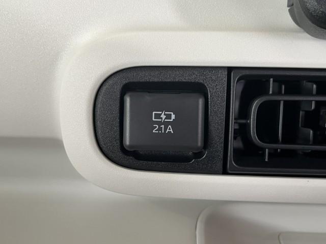 ムーヴキャンバス ストライプスX 届出済未使用車 衝突軽減ブレーキ 両側電動スライドドア 電動格納ミラー アームレスト シートリフター USB充電ソケット アイドリングストップ オートエアコン スマートキー プッシュスタート 軽自動車(33枚目)