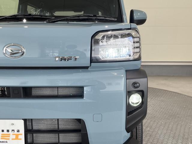 タフト G 届出済未使用車 バックカメラ ガラスルーフ 衝突軽減ブレーキ ペダル踏み間違い防止 オートハイビーム LEDヘッド&フォグ シートヒーター 電子制御パーキングブレーキ スマートキー 軽自動車(14枚目)