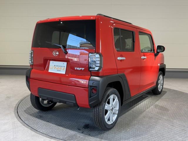 タフト G 届出済未使用車 バックカメラ ガラスルーフ 衝突軽減ブレーキ ペダル踏み間違い防止 オートハイビーム LEDヘッド&フォグ シートヒーター 電子制御パーキングブレーキ スマートキー 軽自動車(14枚目)