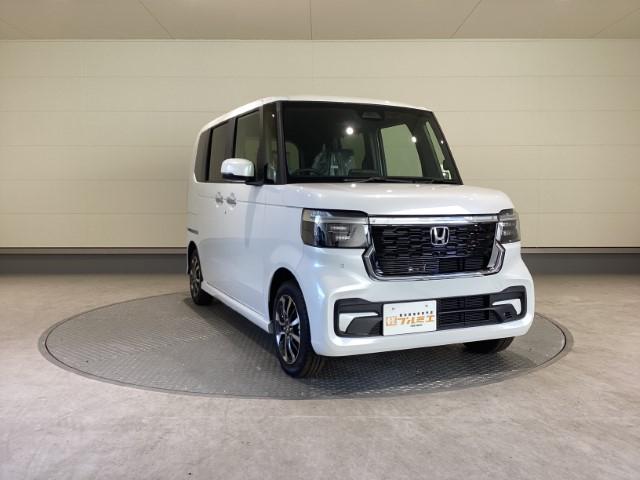 N-BOXカスタム ベースグレード 届出済未使用車 衝突軽減ブレーキ ホンダセンシング 片側電動スライドドア スマートキー LEDライト アイドリングストップ コーナーセンサー オートエアコン 軽自動車(6枚目)