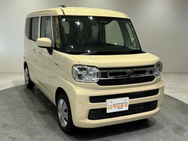 スペーシア ハイブリッドG 届出済未使用車 スズキセーフティサポート 両側スライドドア LEDライト スマートキー オートライト オートエアコン 電動格納ミラー 軽自動車(11枚目)