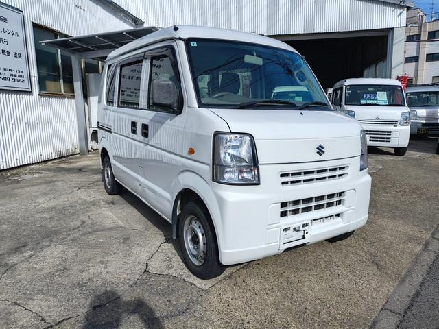 エブリイ ＰＣ　エアコン　ダブルエアバック　パワステ　最積載量３５０ｋｇ　レギュラーガソリン車　両側スライドドア　３速オートマ　レベライザー　パワーウインドウ　キーレス　走行距離８万キロ台（4枚目）