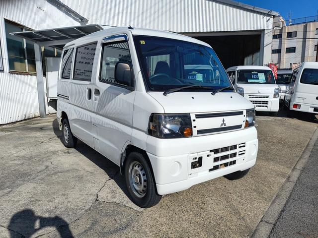 ミニキャブバン CD エアコン ダブルエアバック パワステ 最積載量350kg レギュラーガソリン車 両側スライドドア 3速オートマ レベライザー パワーウインドウ 純正デッキ キーレス ETC(4枚目)