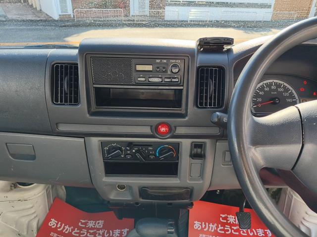 ミニキャブバン CD エアコン ダブルエアバック パワステ 最積載量350kg レギュラーガソリン車 両側スライドドア 3速オートマ レベライザー パワーウインドウ 純正デッキ キーレス ETC(34枚目)