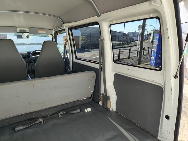 ミニキャブバン CD エアコン ダブルエアバック パワステ 最積載量350kg レギュラーガソリン車 両側スライドドア 3速オートマ レベライザー パワーウインドウ 純正デッキ キーレス ETC(47枚目)