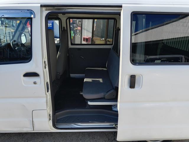 ミニキャブバン CD エアコン ダブルエアバック パワステ 最積載量350kg レギュラーガソリン車 両側スライドドア 3速オートマ レベライザー パワーウインドウ 純正デッキ キーレス ETC(50枚目)