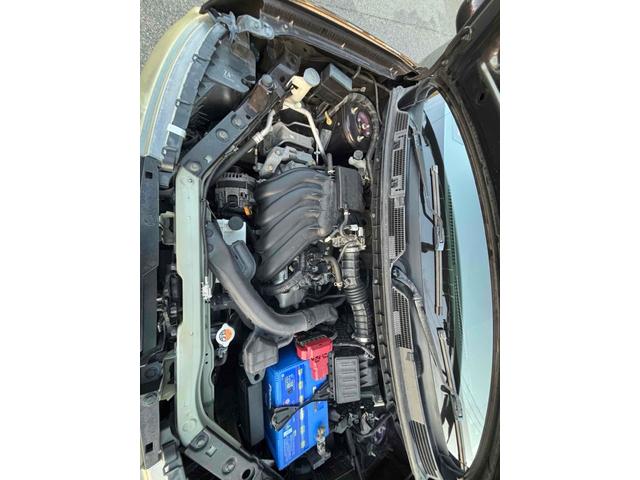 キューブ 15X Vセレクション ETC バックカメラ TV アルミホイール スマートキー アイドリングストップ 電動格納ミラー CVT 盗難防止システム 衝突安全ボディ ベンチシート ABS CD USB ローダウン車高調 ホイール(25枚目)