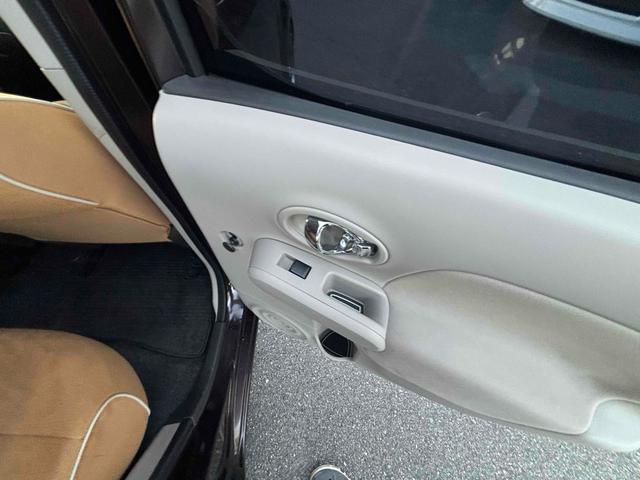 キューブ 15X Vセレクション ETC バックカメラ TV アルミホイール スマートキー アイドリングストップ 電動格納ミラー CVT 盗難防止システム 衝突安全ボディ ベンチシート ABS CD USB ローダウン車高調 ホイール(38枚目)