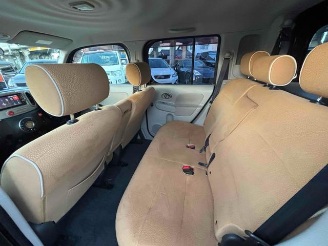 キューブ 15X Vセレクション ETC バックカメラ TV アルミホイール スマートキー アイドリングストップ 電動格納ミラー CVT 盗難防止システム 衝突安全ボディ ベンチシート ABS CD USB ローダウン車高調 ホイール(46枚目)